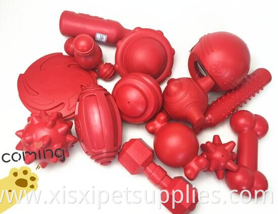 Customizable environmentally friendly soft chew rubber dog toy